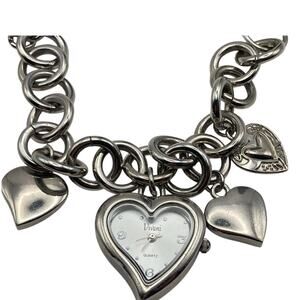 Vivani Heart Shaped Women's Bracelet Watch 26mm Fresh Battery - Max Wrist 6.5"